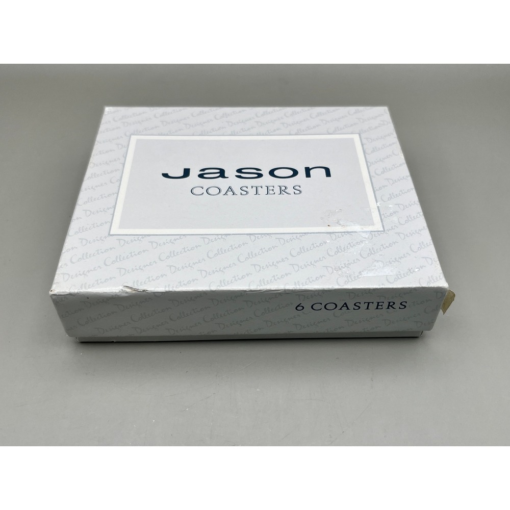 Jason Coasters Set of 6 Cork Backed Tavern Scenes A Fine Vtg Art Barware Toledo - Picture 3 of 4